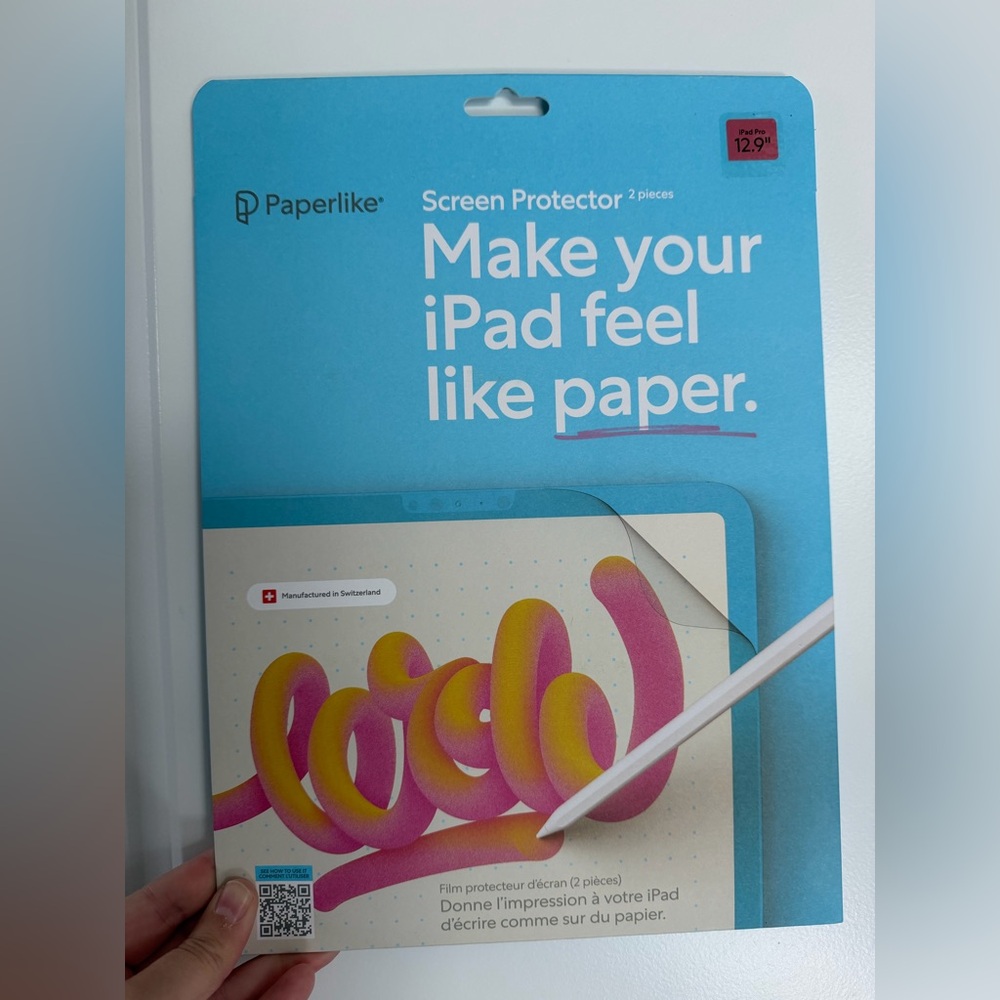 Paperlike Screen Protector 12.9 iPad Pro - SINGLE